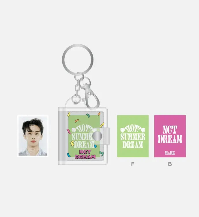 NCT DREAM Fanmeeting Beyond LIVE - MINI ALBUM KEY HOLDER + PHOTO SET - HOT! SUMMER DREAM - HALLYUSUPERSTORE