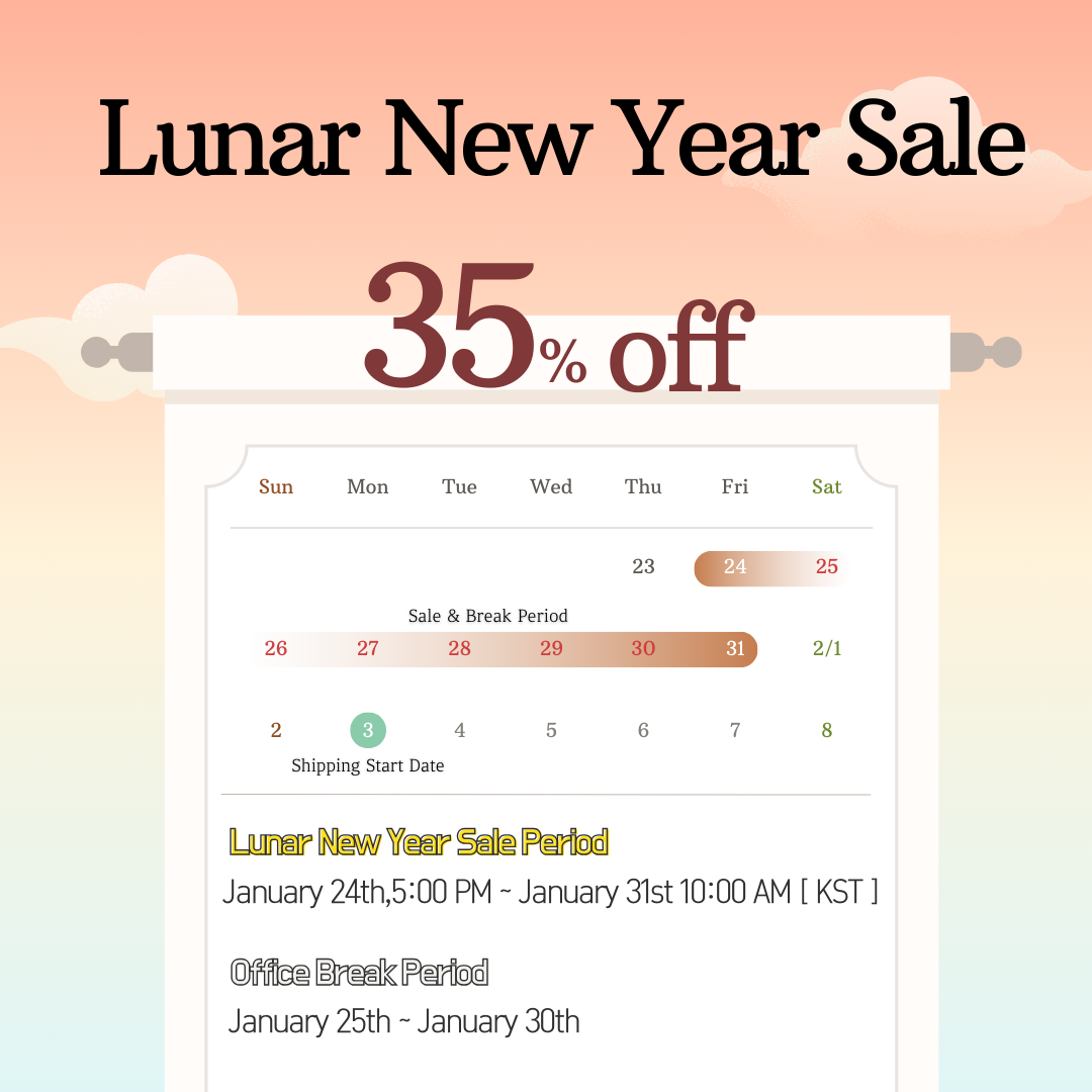 🎉 Holiday Notice & Lunar New Year Sale Announcement 🎉