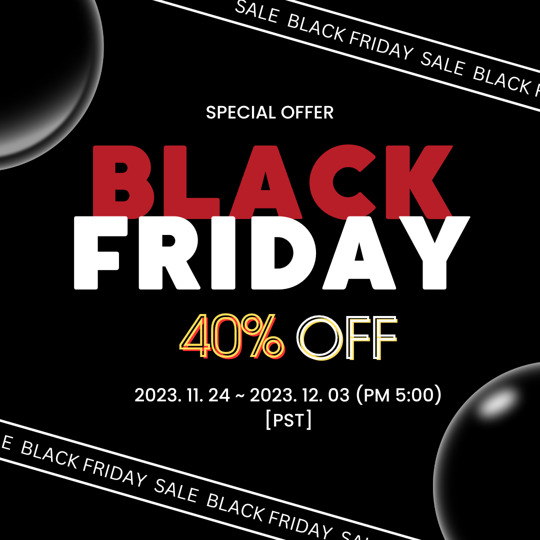 2023 Black Friday & Cyber Monday 40% Discount Event! – HALLYUSUPERSTORE