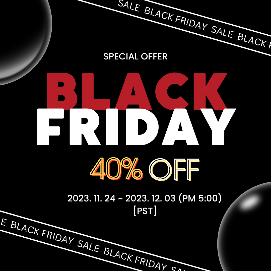 2023 Black Friday & Cyber Monday 40% Discount Event!