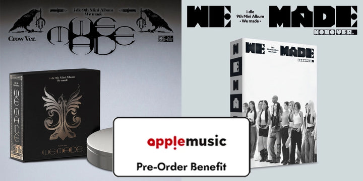 [Pre-Order] i-dle – 9th MIni Album [We made] + Applemusic LUCKY DRAW EVENT