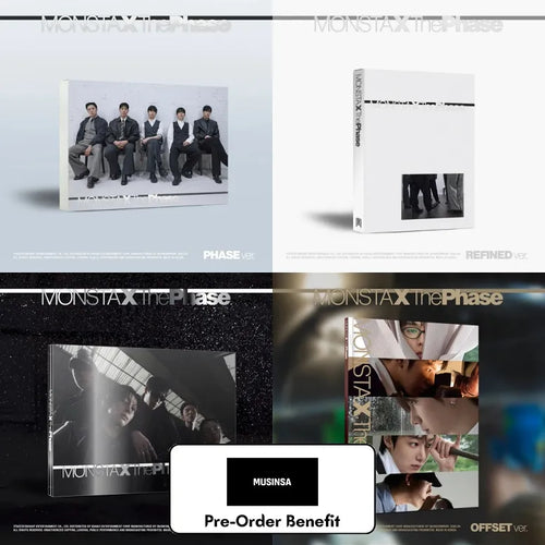 [Pre-Order] MONSTA X - EP [The Phase] + Musinsa LuckyDraw Event (Choose Version)