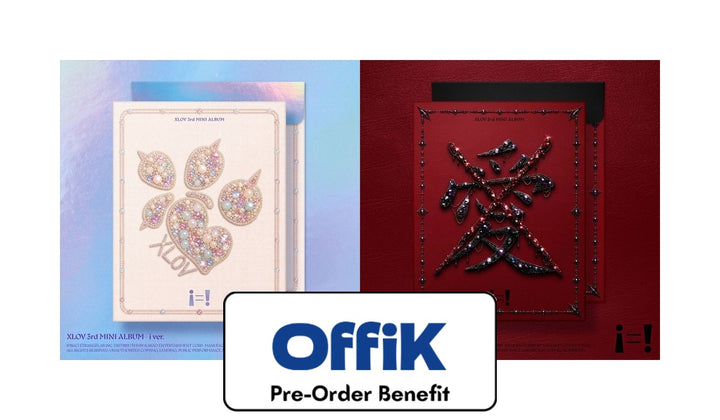 [Pre-Order] XLOV - The 3rd EP [i=!] (i / ! ver.) + Pre-Order Benefit (Choose Version)