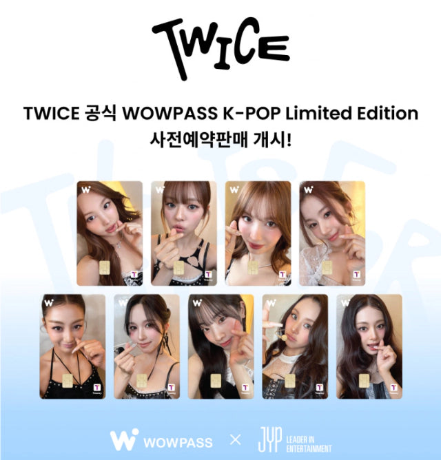 [Pre-Order] TWICE - WowPass T-Money Card + WOW PASS BENEFIT
