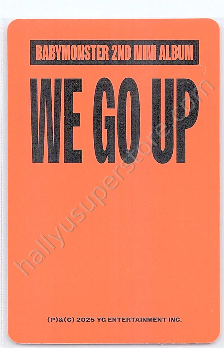BABYMONSTER - Ahyeon - WE GO UP album photocard go version
