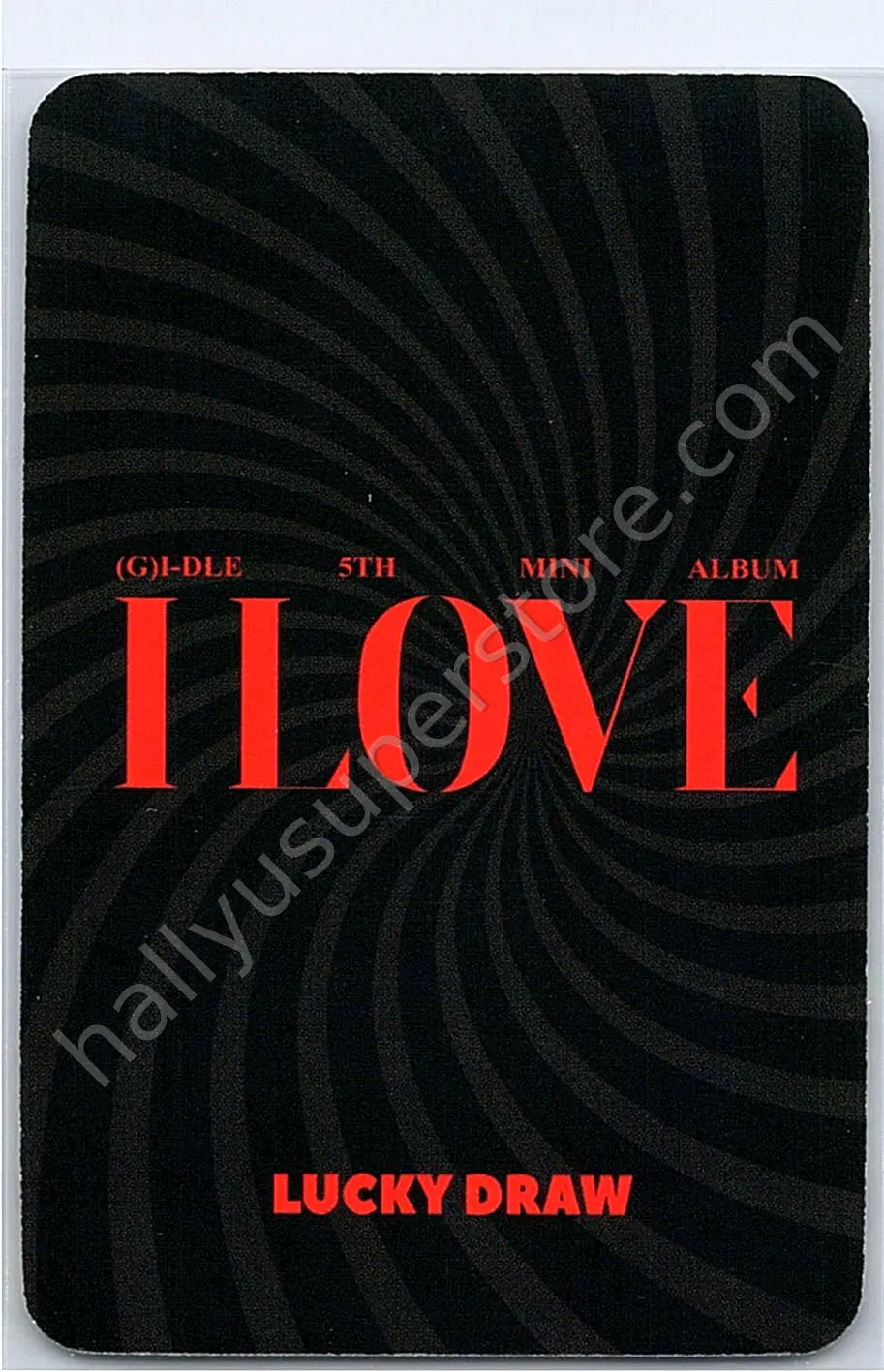 i-dle - Yuqi - (G)I-DLE - Miyeon - I Love Album pre-order benefit (pob) lucky draw apple music