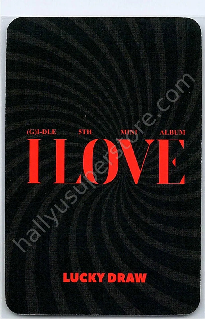 i-dle - Yuqi - (G)I-DLE - Miyeon - I Love Album pre-order benefit (pob) lucky draw apple music