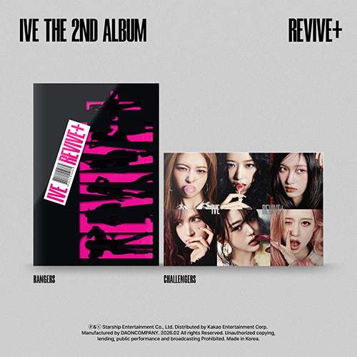 IVE - IVE THE 2ND ALBUM REVIVE+ (BANGERS ver./ CHALLENGERS ver.) (Only Random)