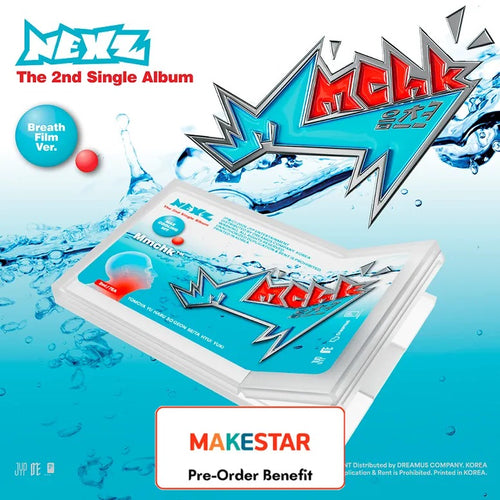 [Pre-Order] NEXZ - 2nd Single ‘Mmchk’ (Breath Film ver.) - Makestar LUCKYDRAW EVENT R2