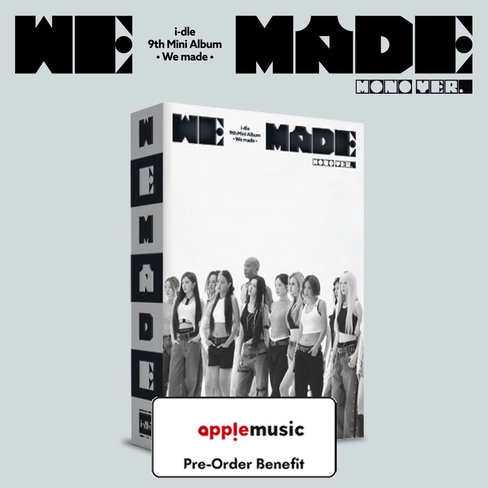 [Pre-Order] i-dle – 9th MIni Album [We made] + Applemusic LUCKY DRAW EVENT