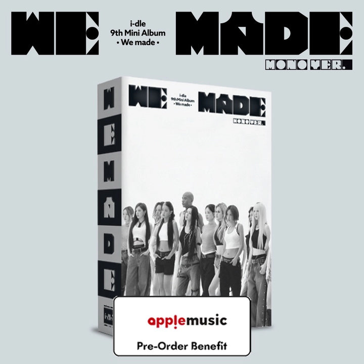 [Pre-Order] i-dle – 9th MIni Album [We made] + Applemusic LUCKY DRAW EVENT