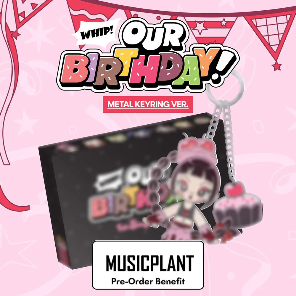 [Pre-Order] OURBIRTHDAY - 1st Single Album [Our Birthday] METAL KEYRING VER. + Pre-Order Benefit