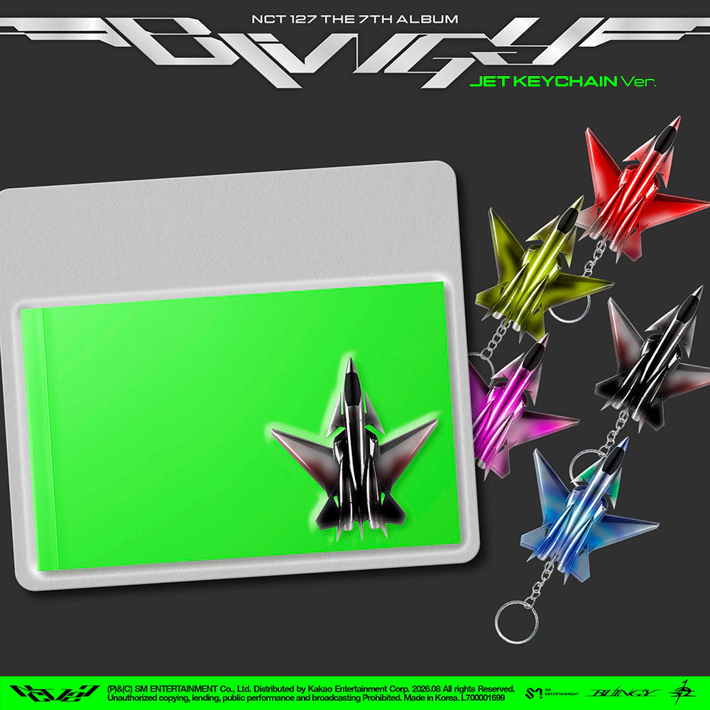 [Pre-Order] NCT 127 - 7th Album : BLINGY [JET Keychain Ver.] (SMART Album)