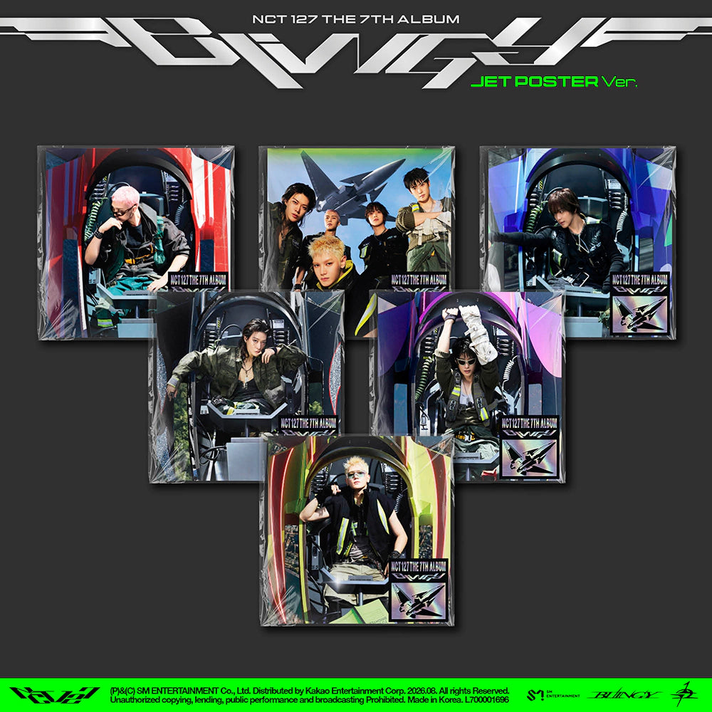 NCT 127 - 7th Album [BLINGY] (JET Poster Ver.)
