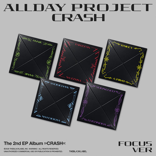 [Pre-Order] Withmuu Lucky Draw Event - ALLDAY PROJECT - The 2nd EP Album 'CRASH' (Focus ver.)