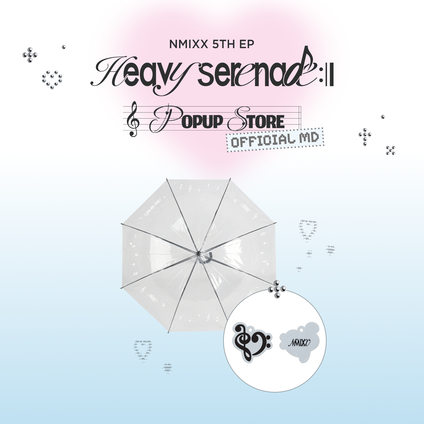[NMIXX] UMBRELLA & UMBRELLA-RING SET - [Heavy Serenade] POP-UP STORE