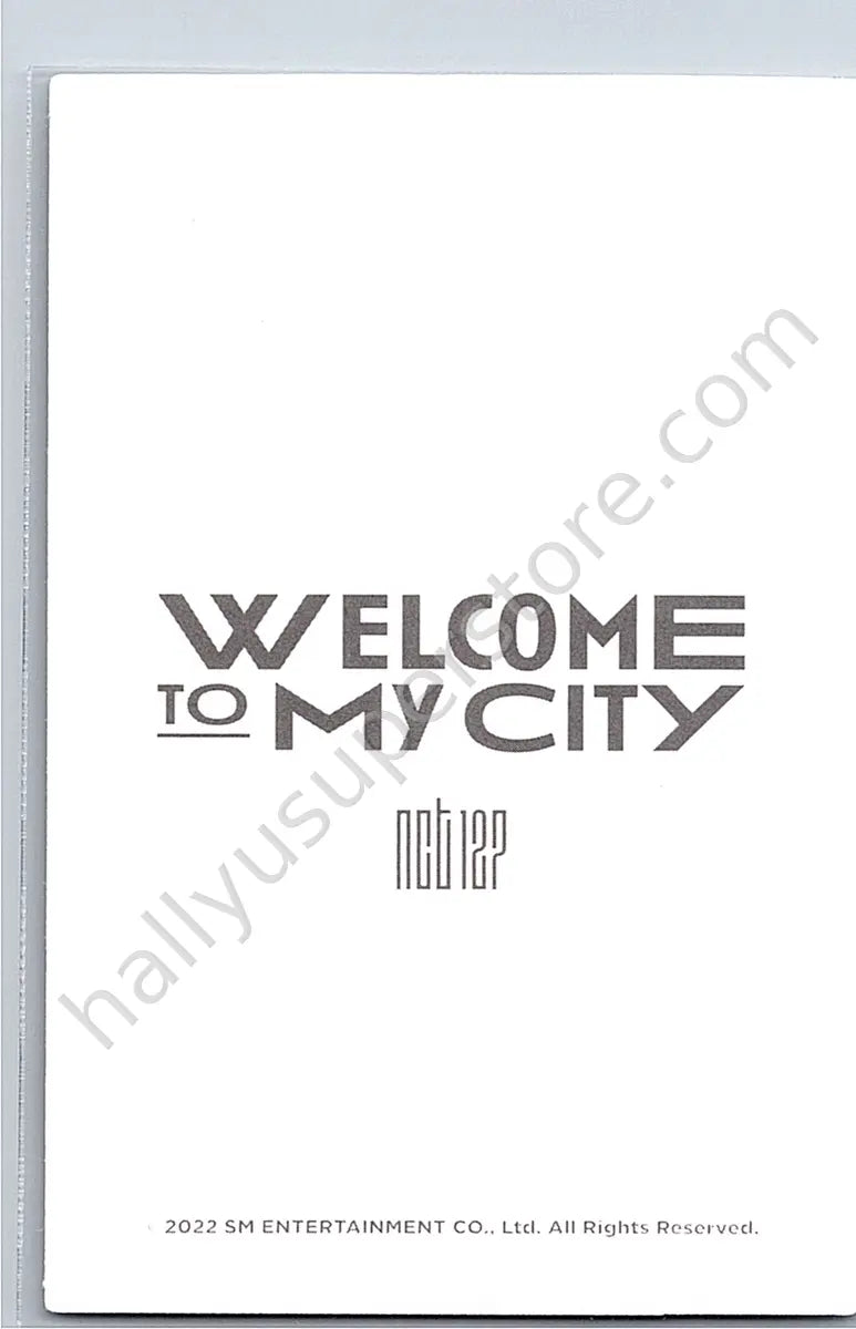 NCT 127 - Haechan - Welcome To My City