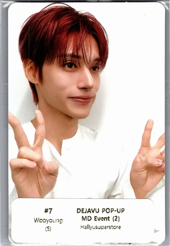 ATEEZ "ANITEEZ IN Deja Vu" - ATEEZ X ANITEEZ POP-Store Official MD Event Photocard (2) [26.08.21]