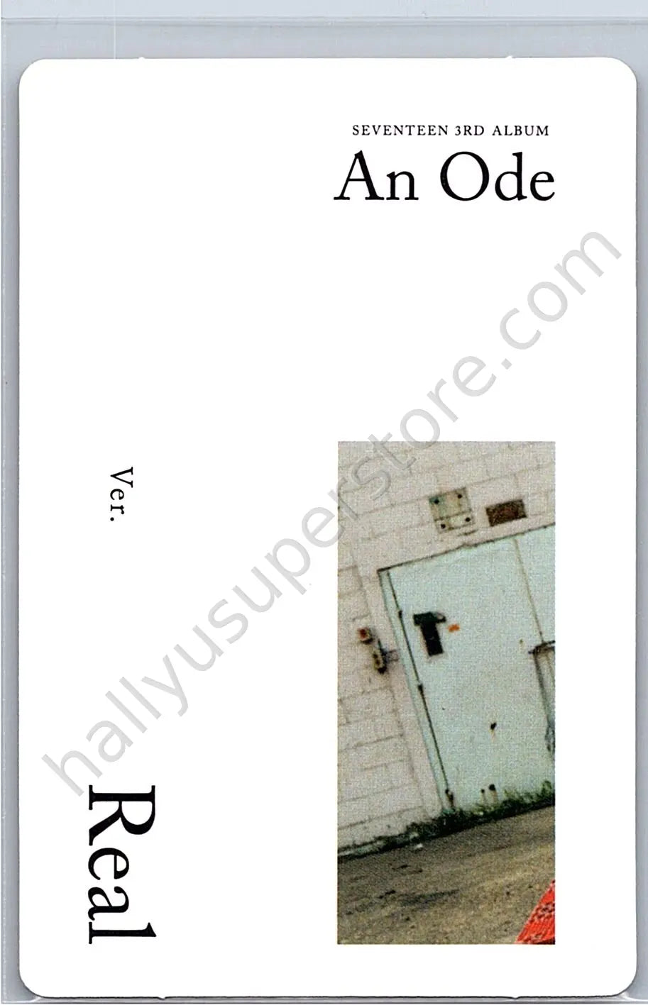 SEVENTEEN - S.Coups - An Ode album photocard real version