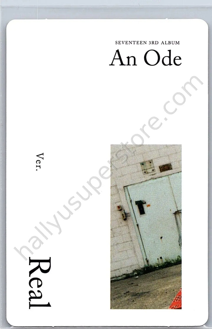 SEVENTEEN - S.Coups - An Ode album photocard real version