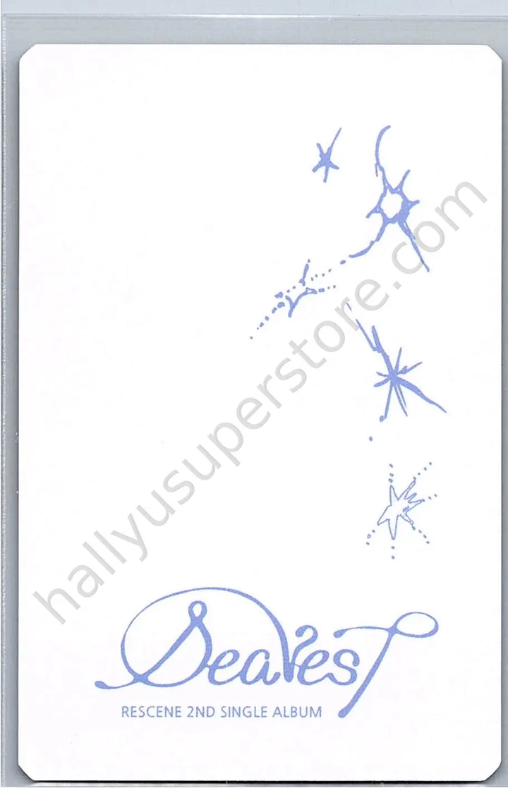 RESCENE - May - Dearest album photocard dewy version qr version
