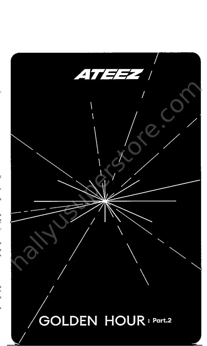 ATEEZ - Jongho - ATEEZ - Jongho - Golden Hour : Part 2 Album album photocard digipack version