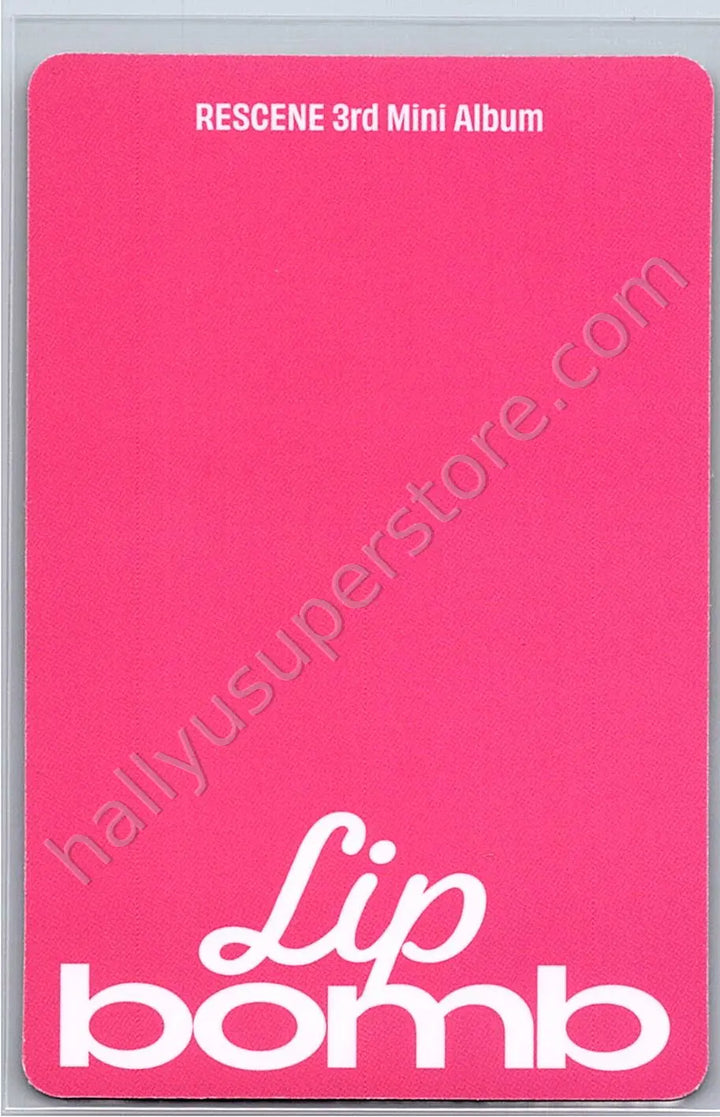 RESCENE - May - lip bomb album photocard balm version qr version