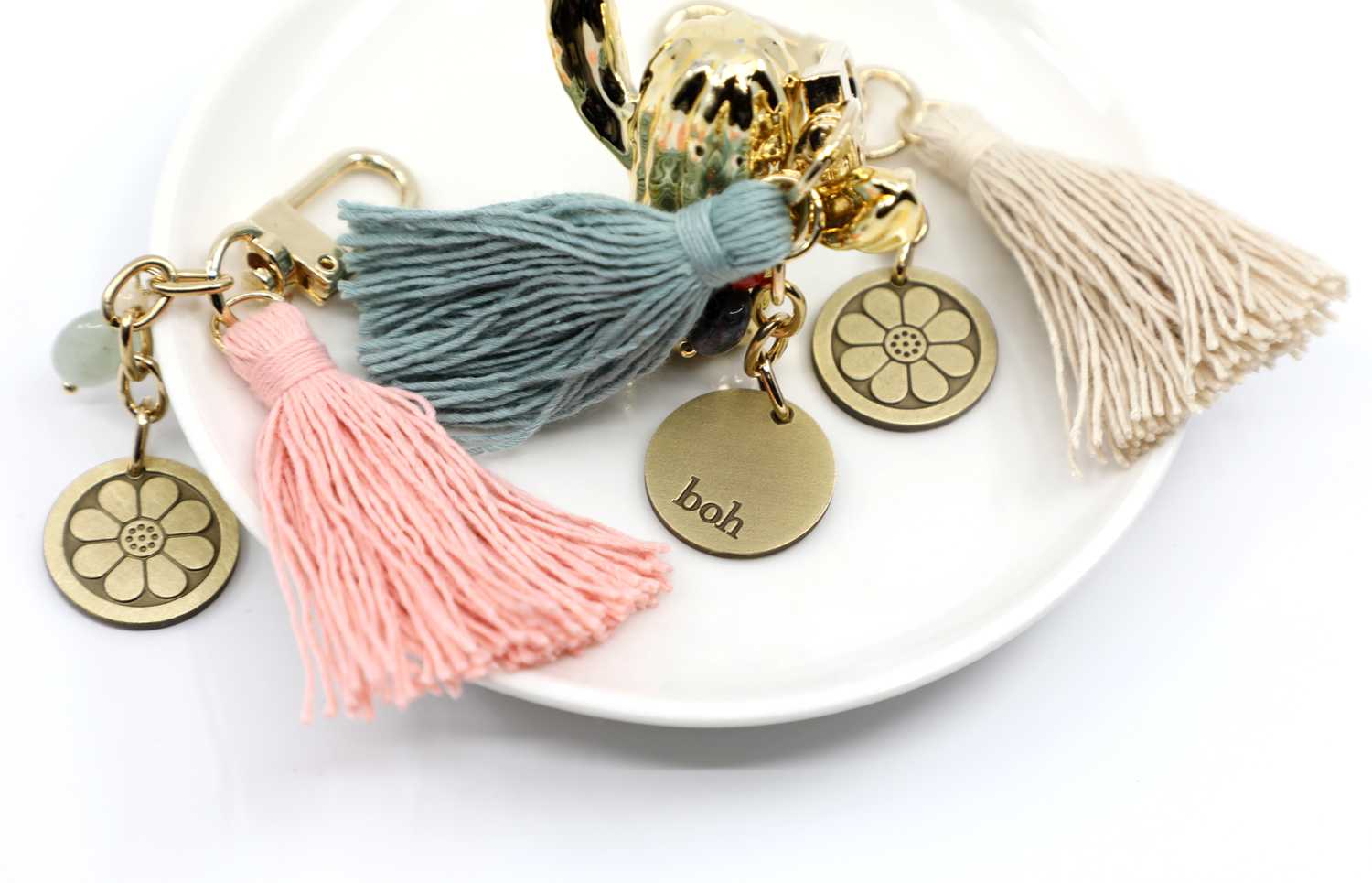 ** [Tradition] Lotus Flower Keychain (Color Choose)