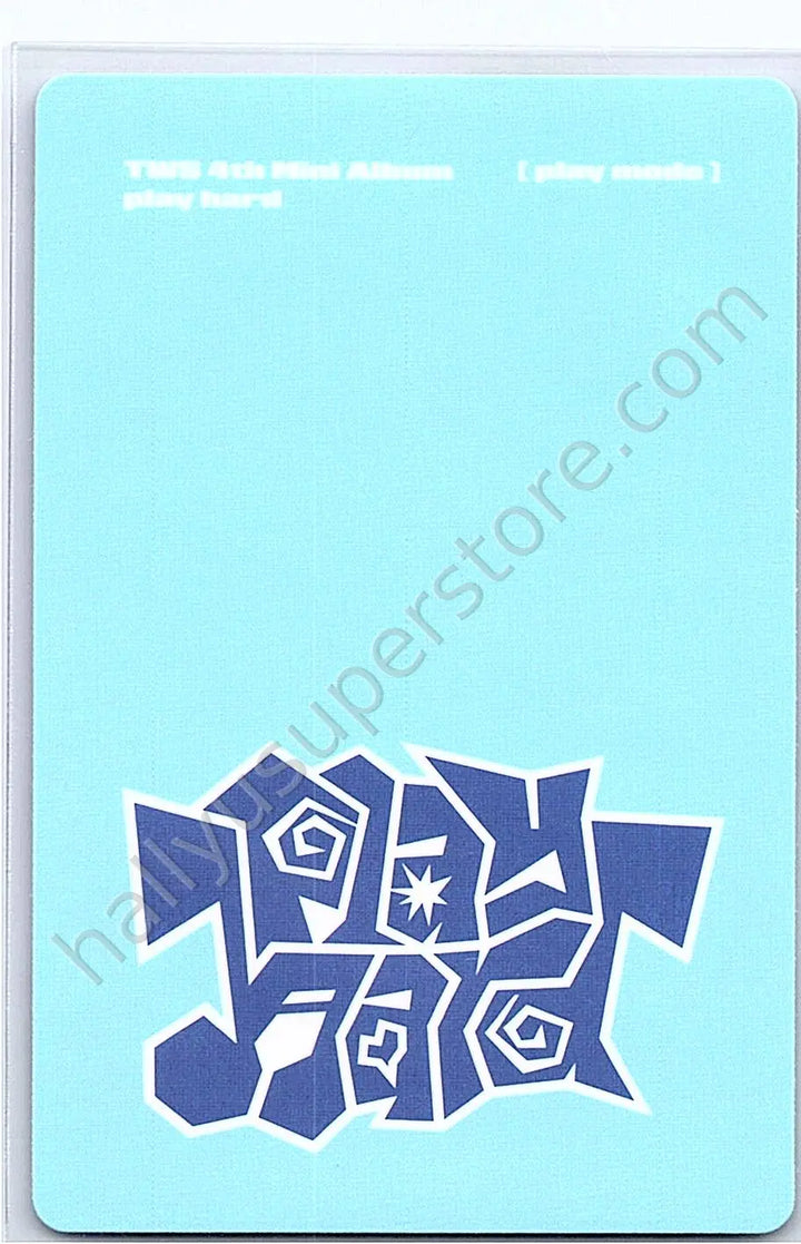 TWS - Hanjin - play hard A version album photocard play mode version