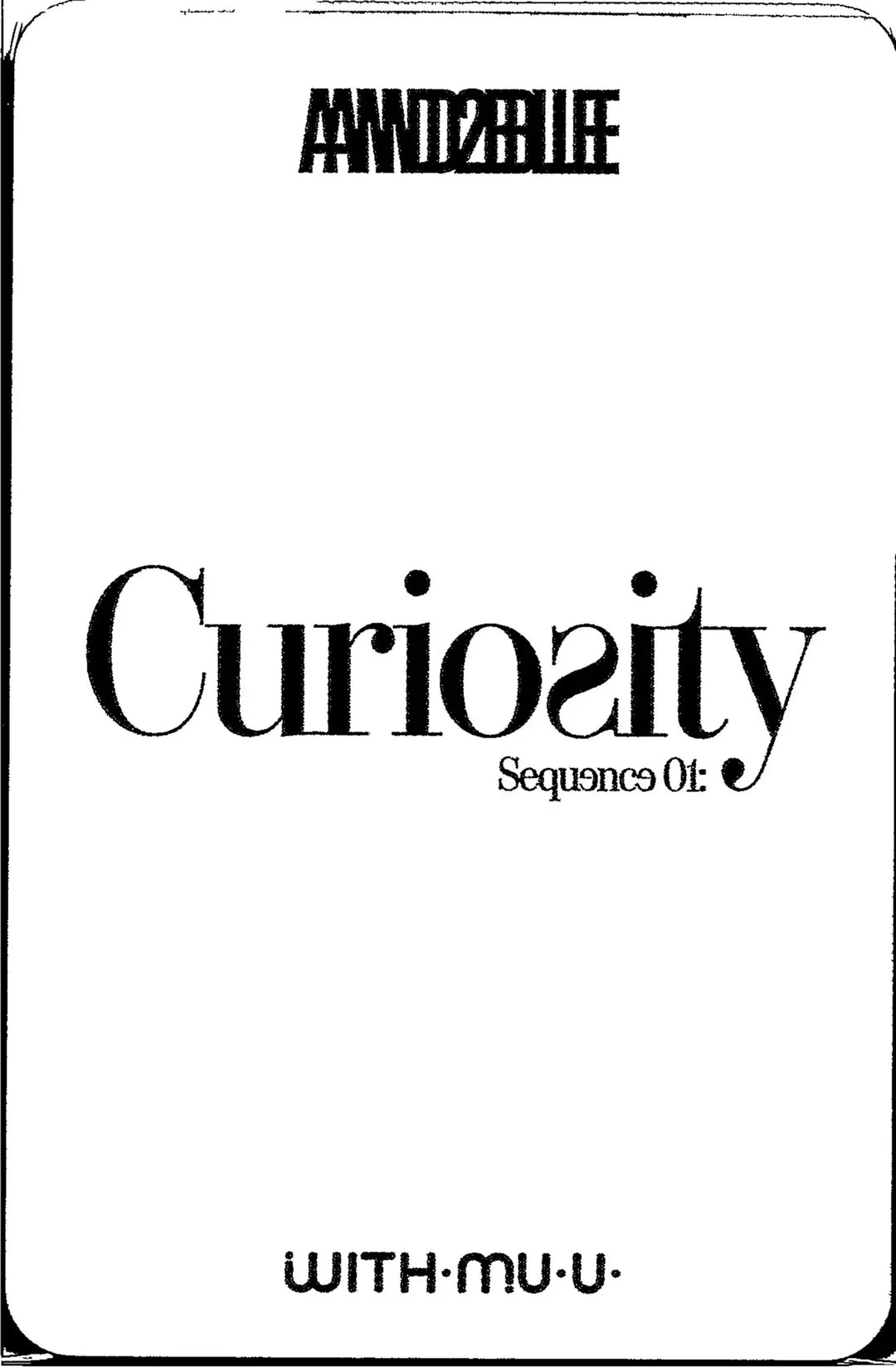 AND2BLE "Sequence 01: Curiosity" - Withmuu Lucky Draw Event Photocard, Polaroid type Photocard [26.08.03]