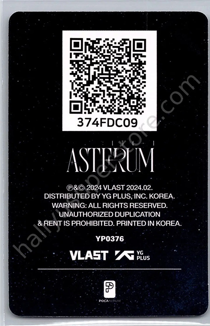 PLAVE - Hamin - Asterum : 134-1 poca album qr card
