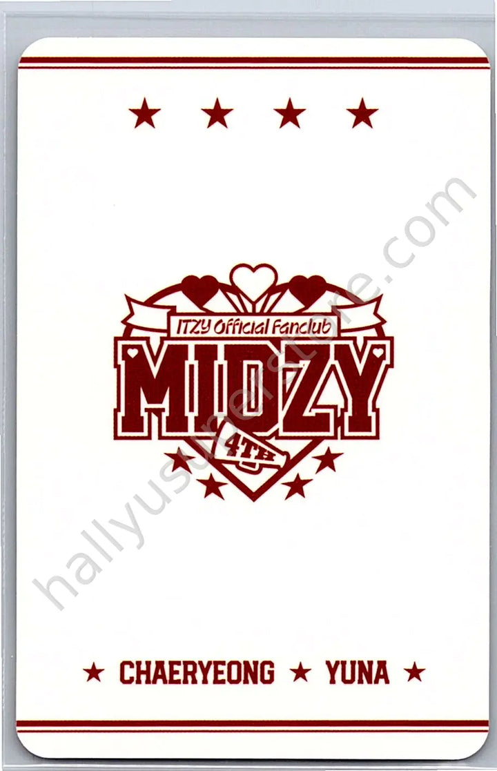 ITZY - Unit - ITZY Official Fanclub MIDZY 4th Generation fanclub photocard set