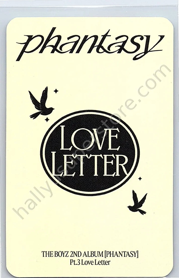 THE BOYZ - Eric - PHANTASY Pt.3 Love Letter