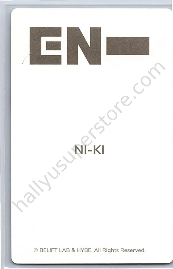 ENHYPEN - Ni-ki - ENHYPEN - Ni-ki - Official Light Stick Ver. 2 Other lightstick photocard