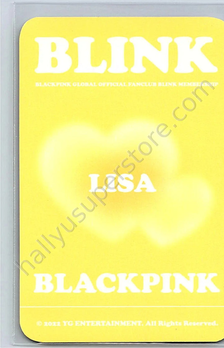 BLACKPINK - Lisa - BLACKPINK - Jisoo - BLINK MEMBERSHIP Other premium kit membership