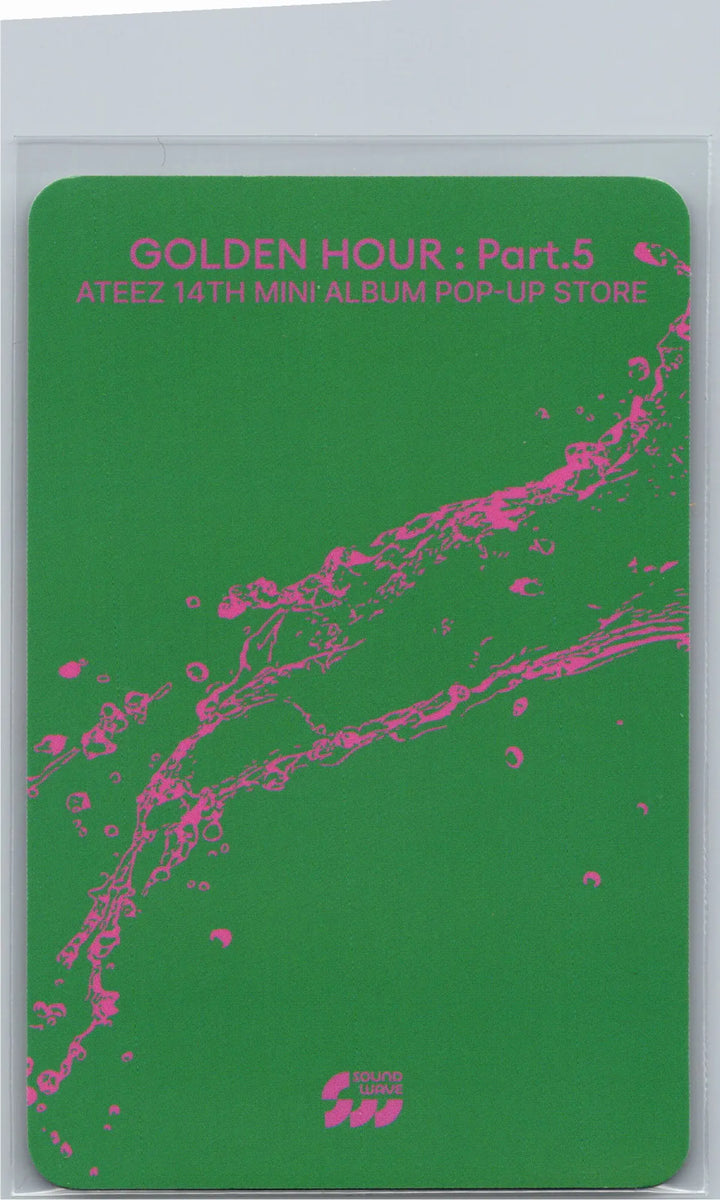 ATEEZ "GOLDEN HOUR : Part.5" - POP-UP STORE Official MD Event Photocard [26.06.26][Restocked 06/29]