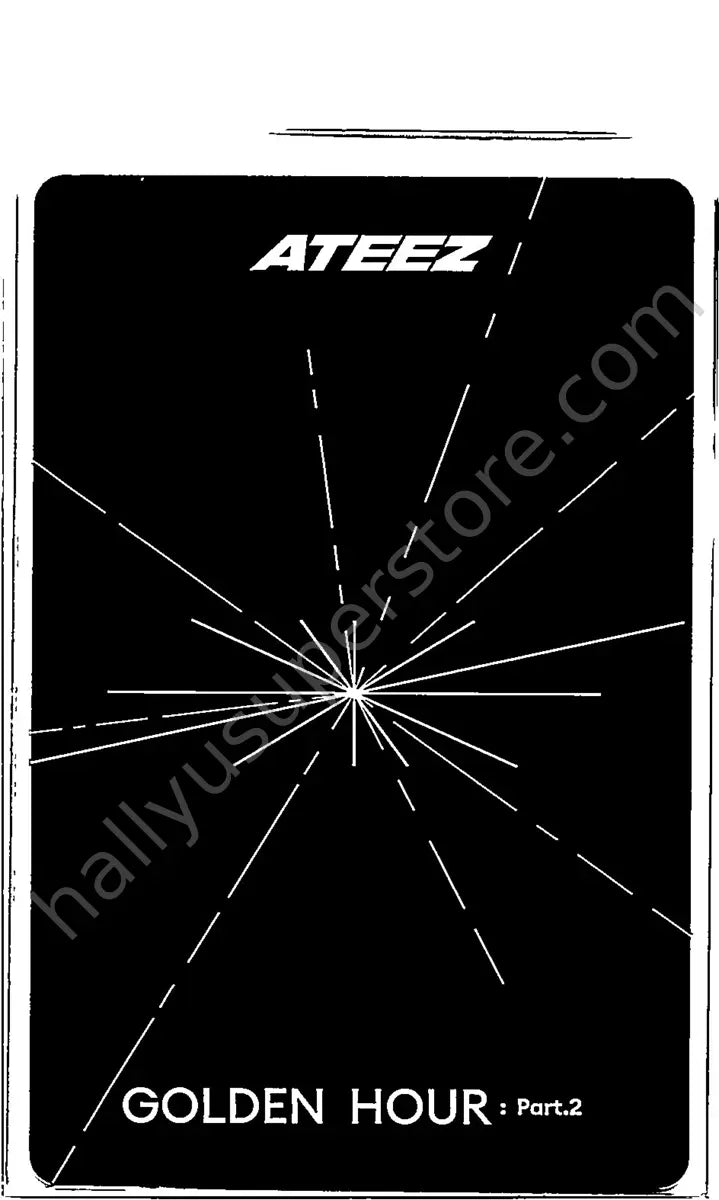 ATEEZ - Hongjoong - ATEEZ - Hongjoong - Golden Hour : Part.2 Album version 1 digipack version album photocard