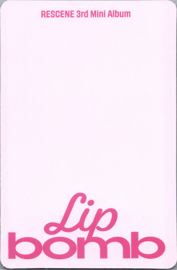 RESCENE "Lip bomb" - Official Photocard (QR)(Photocard Ver.) [26.07.24]