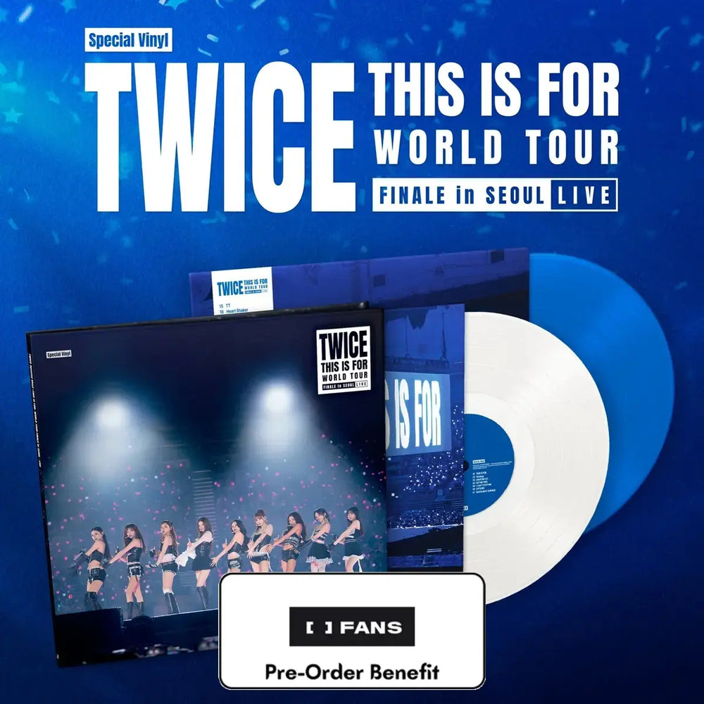 [Pre-Order] TWICE - <THIS IS FOR> WORLD TOUR FINALE in SEOUL – LIVE (Special LP Ver.) + Pre-Order Benefit (Choose Version)