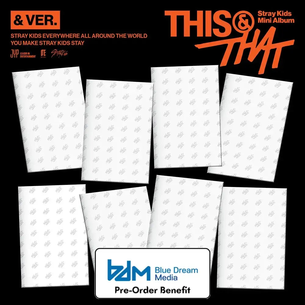 [Pre-Order] Stray Kids - THIS &amp; THAT (&amp; VER.) + Pre-Order benefit (Choose Version)