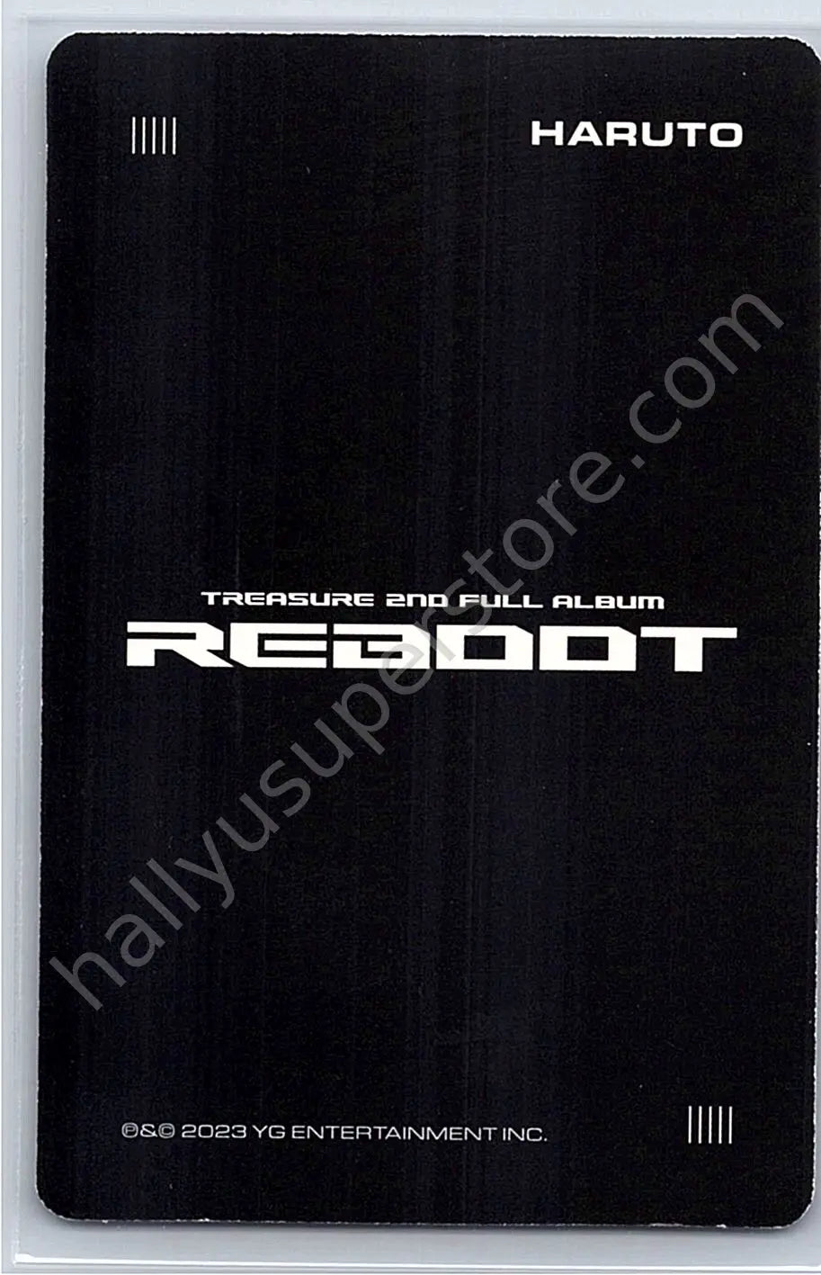 TREASURE - Haruto - REBOOT album photocard