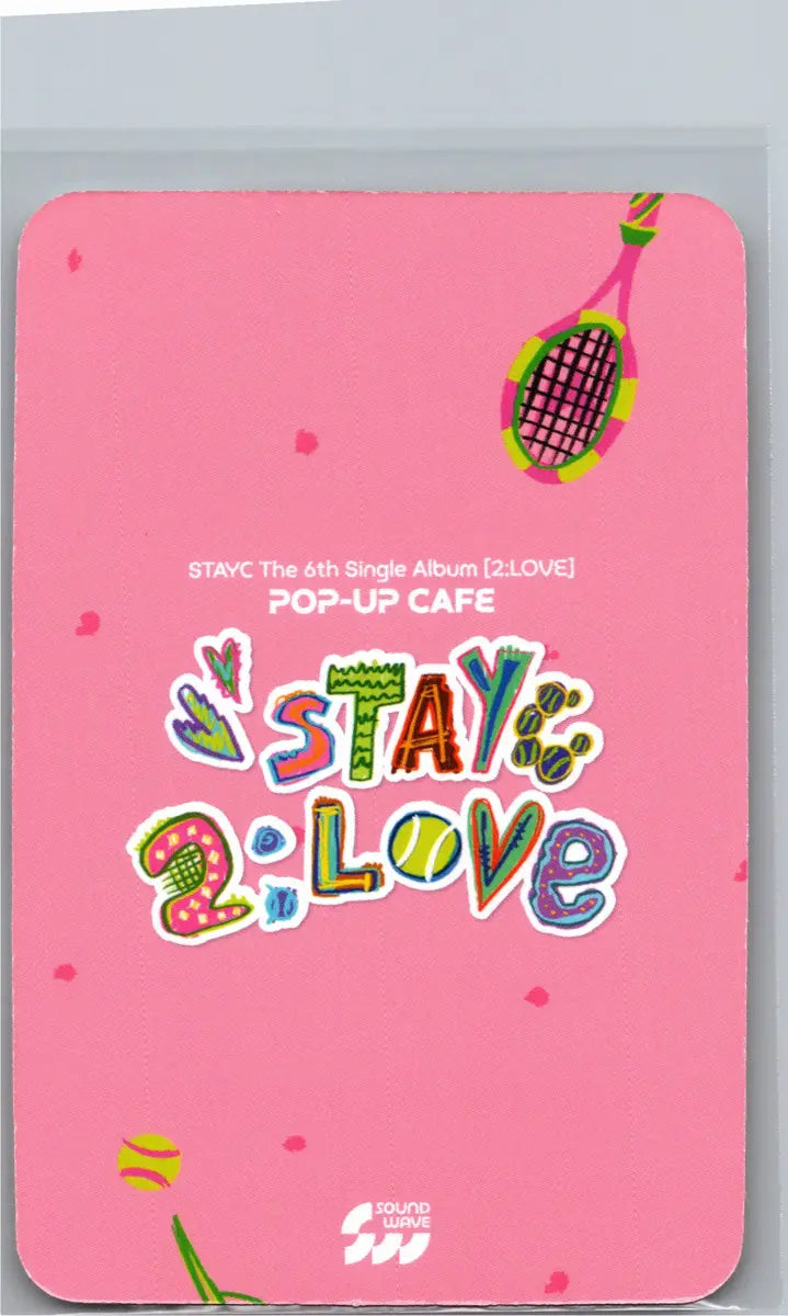 STAYC "2:LOVE" - Soundwave Pop-up Cafe Lucky Draw Photocard , Polaroid type Photocard [26.06.17]
