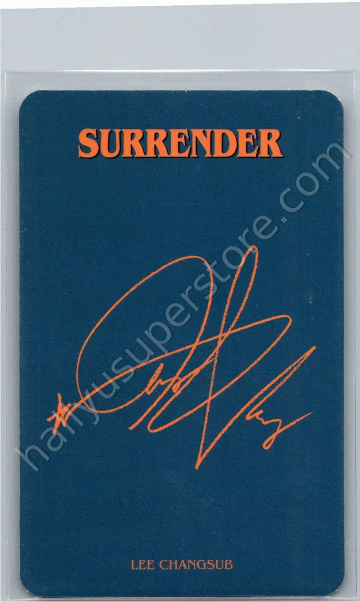 BTOB - Changsub - Surrender