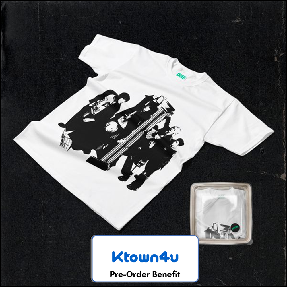 **[Pre-Order] P1Harmony - 8th Mini Album (DUH!]  (Plain White T ver.) + Pre-Order Benefit Photocard