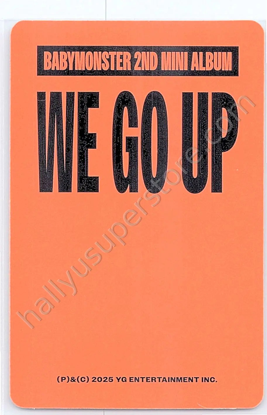 BABYMONSTER - Chiquita - WE GO UP album photocard go version