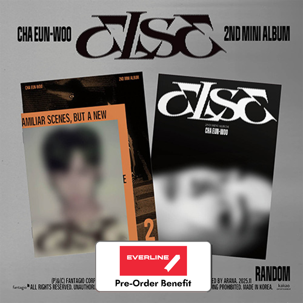 ** [Pre-Order] CHA EUN WOO (of ASTRO) - Mini 2nd "ELSE" (Choose ver.)(FORM 1 / FORM 2 VER.)