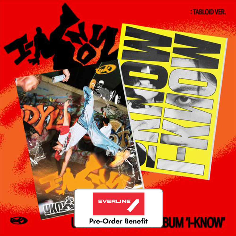 **[Pre-Order]  U-KNOW - The 1st Full Album "I-KNOW" + LuckyDraw Event (Tabloid Ver.)