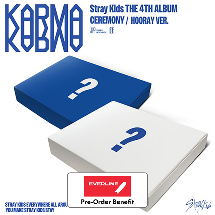**[Pre-Order] Stray Kids - 4th Album "KARMA" [(CEREMONY, HOORAY VER.)] [2] +Pre -Order Benefit