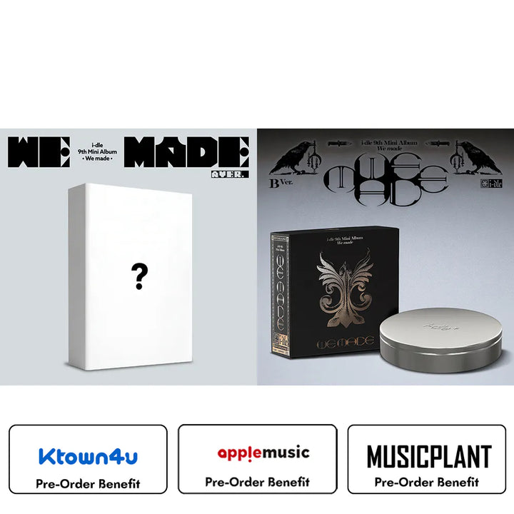 [Pre-Order] I-DLE - 9th Mini Album [We made] (A Ver. + B Ver.) + Pre-Order Benefit (Choose Version)