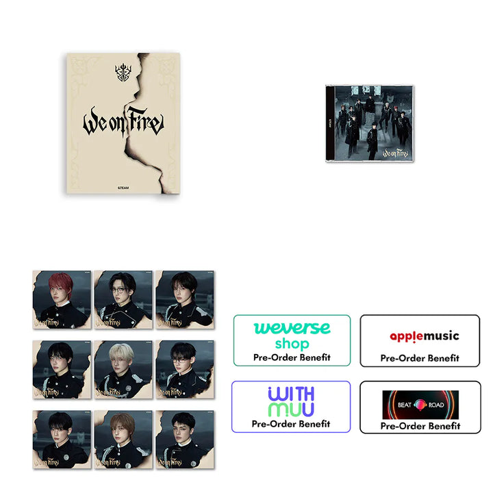 [Pre-Order] &TEAM - 3rd EP『We on Fire』 + Lucky Draw Event (Choose Version)